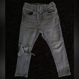Jordan Craig Gray Distressed Slim Fit Jeans